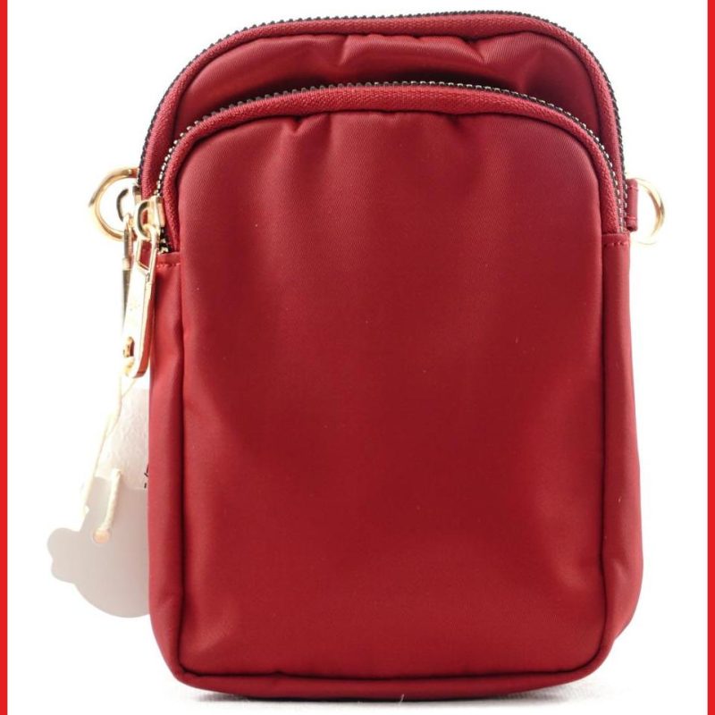 Női keresztpántos apró táska, piros olaszbortaskak.hu a