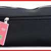 VIA55 női keresztpántos táska széles fazonban, rostbőr, vörös olaszbortaskak-hu c