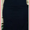 Női elegáns szoknya, sötétkék olaszbortaskak-hu 1
